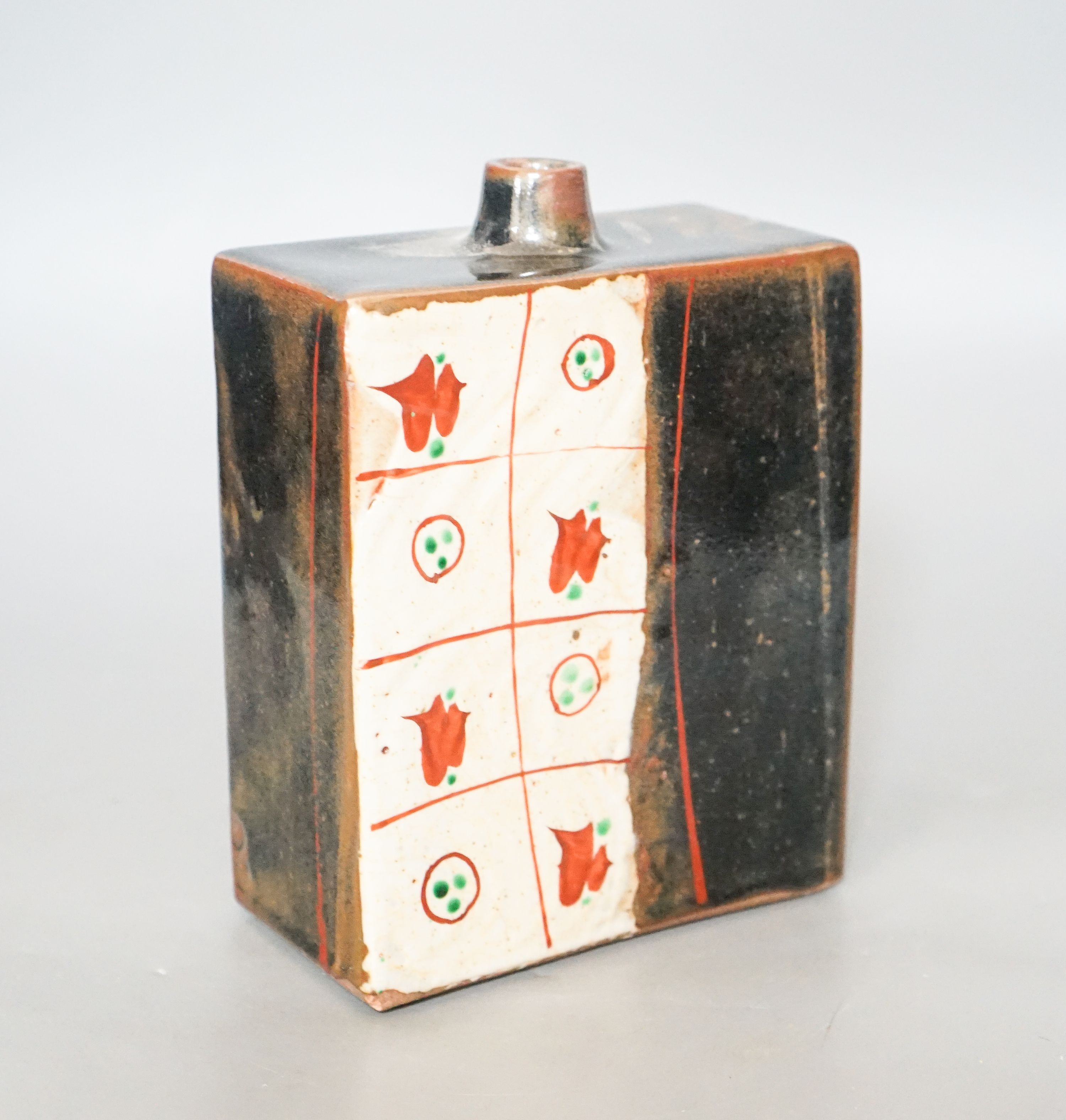 David Frith (b.1943), a slab-built vase 20cm